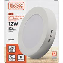 Luminaria Led Sob Red 12W 6500K 16Cm B_D Eco Luminaria Led Sob Red 12W 6500K 16Cm B_D Eco