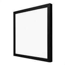 Luminária LED Sobrepor Quadrada 18W 6500K Preto Fosco
