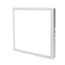 Luminária Led Sobrepor Quadrada Bivolt 18w 6000k 20cm Branca