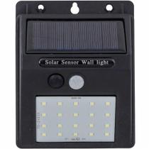 Luminária Led Solar Com Sensor 3000k 4 Watts 60 Lumens - 9651 - Gaya Luminária Led Solar Com Sensor 3000k 4 Watts 60 Lumens - 9651 - Gaya