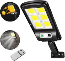 Luminária Led Solar Externa Parede 120 Leds C/controle KA-L6552 Kapbom Luminária Led Solar Externa Parede 120 Leds C/controle KA-L6552 Kapbom