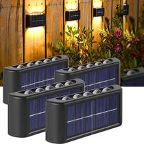 Luminaria Led Solar Parede Externa Prova D'água KA-L1977 Kapbom Luminaria Led Solar Parede Externa Prova D'água KA-L1977 Kapbom