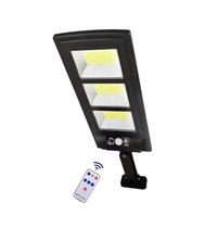 Luminária Led Solar Poste Rua Parede Sensor 180 Led Controle
