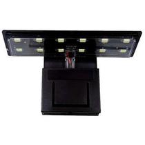 Luminaria led soma x3 preta (5w) led branco/azul 127v Luminaria led soma x3 preta (5w) led branco/azul 127v