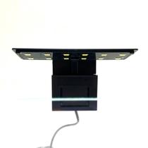 Luminária led soma x3 preta (5w) led branco/vermelho Luminária led soma x3 preta (5w) led branco/vermelho