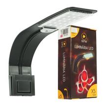 Luminaria led soma x5 preta(10w)led branco 220v