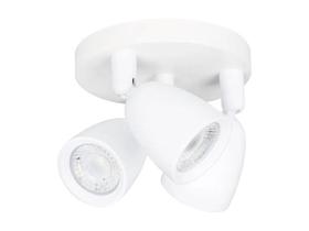 Luminária Led Spot 3 Lâmpadas 6w Branca Fria