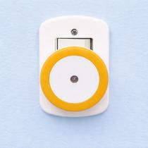 Luminária LED Suave Noturna Redonda Sensor Automático Bivolt Parede Quarto Corredor Banheiro Escada