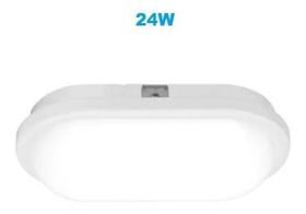 Luminária LED tartaruga 24W 6500K