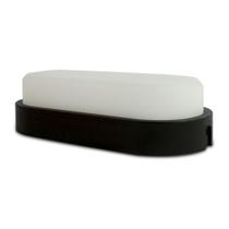 Luminária Led Tartaruga Foxlux 12w 3000k Preto Luminária Led Tartaruga Foxlux 12w 3000k Preto
