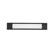 Luminária Led Taschibra Sobrepor Line 9W Preta Luz Quente 3000K Bivolt