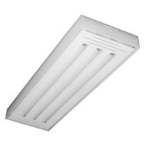 Luminária LED tube 3x60 sobrepor branco Val. 6500k Tualux