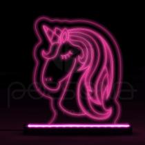 Luminaria LED - Unicornio Cabeça - Persona Acrilicos