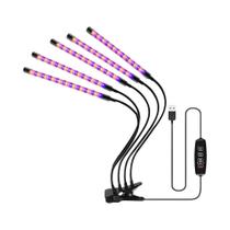 Luminária LED USB de Espectro Completo para Plantas - Crescimento de Mudas e Flores - 30 a 150cm