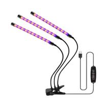 Luminária LED USB de Espectro Completo para Plantas - Crescimento de Mudas e Flores - 30 a 150cm Luminária LED USB de Espectro Completo para Plantas - Crescimento de Mudas e Flores - 30 a 150cm