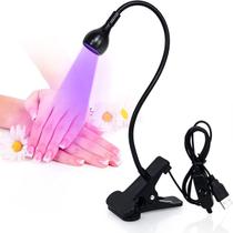 Luminária Led Uv Mesa Ajustável Dobrável Para Manicure