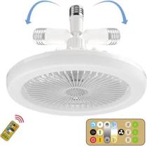 Luminária LED Ventilador de Teto E27, 36W, Para Ambientes Bem Iluminados