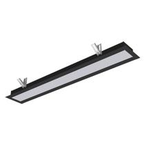 Luminária LED Vetor 110 Linear Embutir Preto 35W - Taschibra