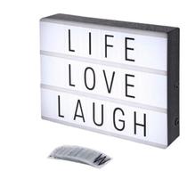 Luminária Letreiro De Cinema A5 + 85 Letras, Números, Ícones Luminária Letreiro De Cinema A5 + 85 Letras, Números, Ícones