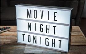 Luminária Letreiro De Cinema Caixa De Luz - 96 Slides