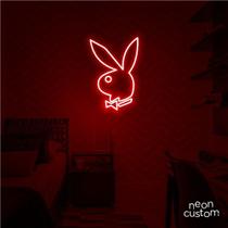 luminaria letreiro Neon Led Play Boy 100x65 luminoso decoração p/ selfie