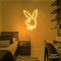 luminaria letreiro Neon Led Play Boy 60x40 luminoso decoração p/ selfie