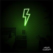 luminaria letreiro Neon Led Raio 40x15 luminoso decoração p/ selfie