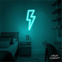 luminaria letreiro Neon Led Raio 60x25 luminoso decoração p/ selfie