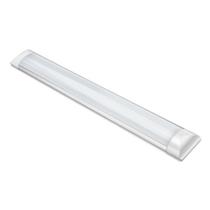 Luminária Linear 60cm LED 18W Sobrepor Slim Retangular Branco Quente 3000K Bivolt