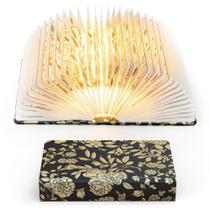 Luminária Livro ZBOLE com Estampa Floral Portátil 1200mAh 3 Cores Luminária Livro ZBOLE com Estampa Floral Portátil 1200mAh 3 Cores
