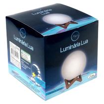 Luminaria lua c/base a bateria 11cm Mini Decoração