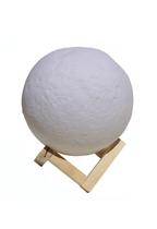 Luminária Lua Cheia Abajur Touch Led 5 Cores Usb