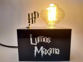 Luminária Lumos Maxima harry potter - WOW