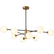 Luminária Lustre 8 Globos 75X55Cm Jabuticaba Sputnik 360