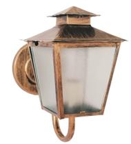 Luminária Lustre Arandela Colonial Quadrada de Parede Vidro Mini Boreal 15B