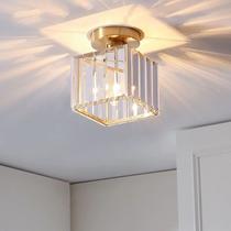 Luminária Lustre De Cristal Moderno Quarto Apartamento Vai Montado Wbcom