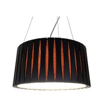 Luminária Lustre Madeira Bivolt Design Moderno Redondo 50Cm