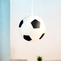 Luminária Lustre Pendente Bola de Futebol Bivolt RGB Luminária Lustre Pendente Bola de Futebol Bivolt RGB