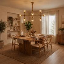 Luminária Lustre Pendente Jabuticaba Dourado Bola Molecular Âmbar Moderno Sala Quarto Inl80