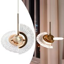 Luminária Lustre Pendente Led 360º Graus Dourado Pd49