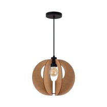 Luminária Lustre Pendente Luminaria Lant em mdf soquete e27 Luminária Lustre Pendente Luminaria Lant em mdf soquete e27