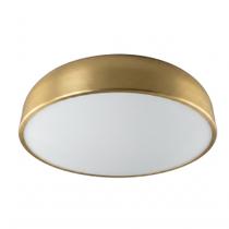 Luminária lustre Plafon de Teto Charles Redondo de 40Cm alumínio bivolt cor Dourado