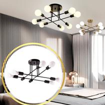Luminária Lustre Sputnik 8 Lâmpadas E27 Teto Plafon 360 Metal Gimpo KJDD-E-498-PAI Luminária Lustre Sputnik 8 Lâmpadas E27 Teto Plafon 360 Metal Gimpo KJDD-E-498-PAI