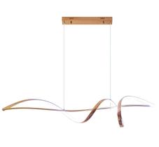Luminária Lustre Teto 100cm Pendente Espiral Luxo Rose Gold Luminária Lustre Teto 100cm Pendente Espiral Luxo Rose Gold