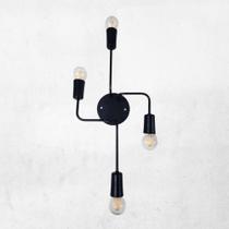 Luminaria Lustre Vent Soluções Prisma 4 Lampadas Decoração Moderna Design Exclusivo Vintage Luminaria Lustre Vent Soluções Prisma 4 Lampadas Decoração Moderna Design Exclusivo Vintage