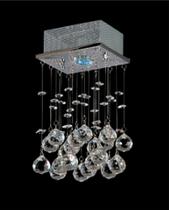Luminária Lustres Cistal 4 Lamp. Gu10 Cromado - Home Line