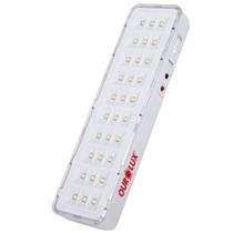 Luminária Luz de Emergência Bivolt Multiuso 30 Superled 2 Watts sem Alça - 01986A - OUROLUX Luminária Luz de Emergência Bivolt Multiuso 30 Superled 2 Watts sem Alça - 01986A - OUROLUX