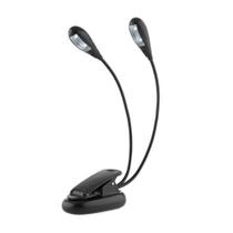 Luminária Luz de Led para Estante de Partitura PD 12 Hebikuo 4 Led Articulável Presilha