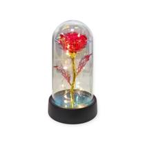 Luminária Luz Noturna Rosa Iluminada Luzes Leds Decorativo Luminária Luz Noturna Rosa Iluminada Luzes Leds Decorativo