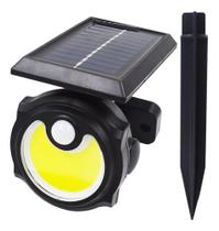 Luminária Luz Solar Led Lampada Jardim Poste Espeto Spot